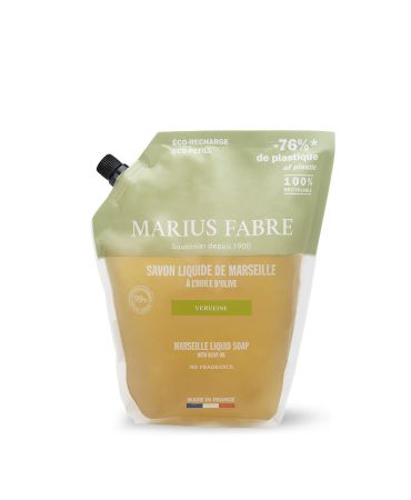 Marius Fabre Flüssigseife Eisenkraut, 1 Ltr. Nachfüllpack
