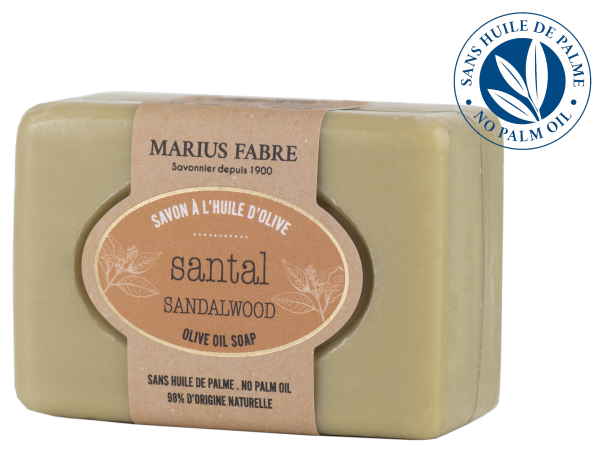 Olivenölseife Sandelholz  mit reinem Pflanzenöl